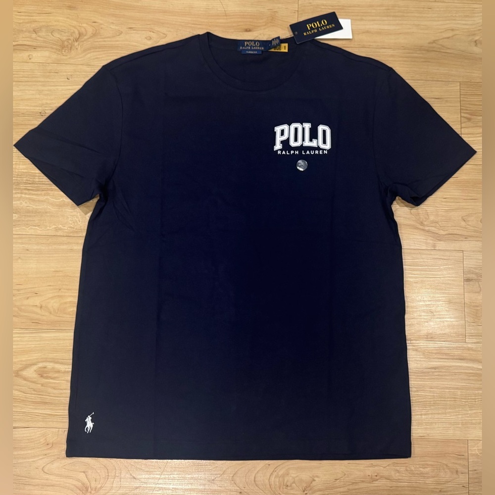 Polo Ralph Lauren Men's Classic Fit Graphic Pony Jersey T-Shirt Tee Blue NWT M